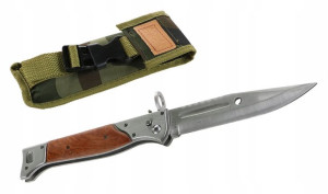 Nóż Myśliwski Bagnet Ak47 Wojskowy Kabura 34cm K47