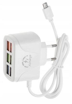 ŁADOWARKA MICRO 6xUSB Szybkie Ładowanie 3,1A 2154