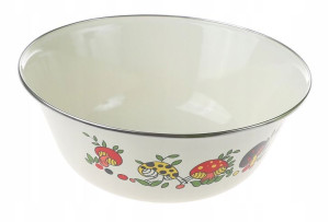 MISKA EMALIOWANA Stalowa 16cm 5129