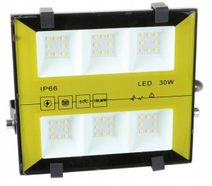 Halogen Lampa Naświetlacz Led 30w Zimna 3012