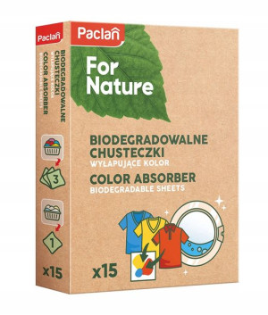 Chusteczki Wyłapujące kolor Biodegradowalne 15szt