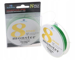 Plecionka 150 300m Monster 8 Braid 0,16mm 520201