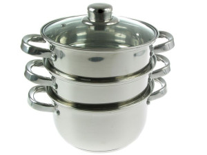 GARNEK do gotowania na PARZE Parowar 24cm 8856