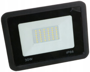 Halogen Lampa Naświetlacz Led 30w Zimna 4977