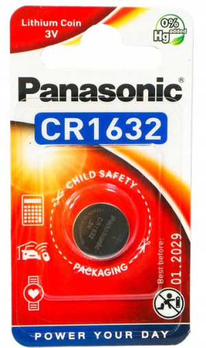 Bateria litowa PANASONIC CR1632 3V 1632 1 SZTUKA 140 mAh