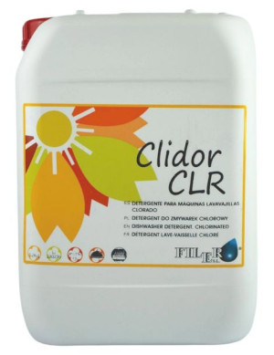 Płyn myjący do zmywarek gastronomicznych z chlorem CLIDOR CLR 12kg - FILER
