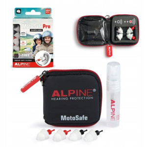 Motocyklowe zatyczki stopery do uszu ALPINE MotoSa