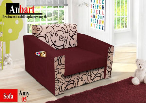 Fotel rozkładany AMY Amerykanka Sofa Łóżko Kanapa