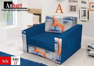 Fotel rozkładany AMY Amerykanka Sofa Łóżko Kanapa