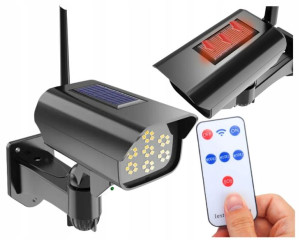 Atrapa Kamery Lampa Solarna Kamera Z Czujnikiem