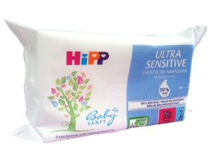 Chusteczki nawilżane Hipp Ultra Sensitive 52szt.