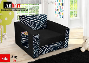 Fotel rozkładany AMY Amerykanka Sofa Łóżko Kanapa