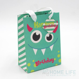 Torba prezentowa mała Happy Birthday 16,5 cm