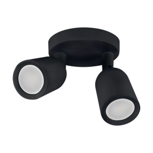 Oprawa ścienno-sufitowa BOGNA GU10 2C Black 03985
