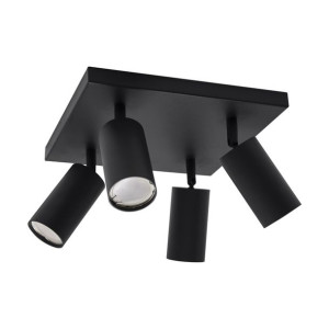 Oprawa ścienno-sufitowa MANAM GU10 4L 03766 Black