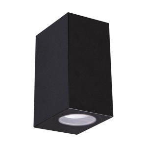 Kinkiet ogrodowy elewacyjny GAMP 2xGU10 D Black
