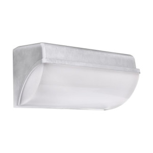 Kinkiet ogrodowy elewacyjny NORTON LED L 10W SILVER NW