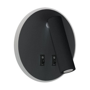 Kinkiet ścienny oprawa LED OTELLO LED C 6W+3W Black