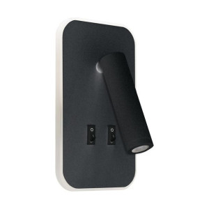 Kinkiet ścienny oprawa LED OTELLO LED D 6W+3W Black