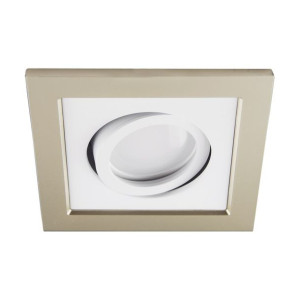 Oprawa sufitowa punktowa oczko kwadratowa BORYS D BEIGE/White