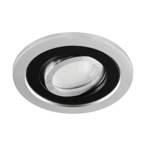 Oprawa sufitowa punktowa oczko okrągła BORYS C SILVER/Black