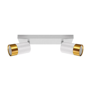 Oprawa ścienno-sufitowa PUZON SPT GU10 2L White/Gold
