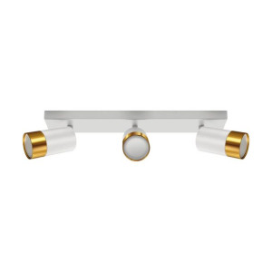 Oprawa ścienno-sufitowa PUZON SPT GU10 3L White/Gold