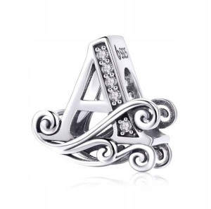 Charms Zawieszka Litera A srebro Srebrna S925