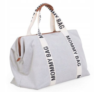 Torba Mommy Bag Signature Szara Childhome