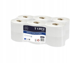 Papier toaletowy 120m biały celuloza 2-wart.6248