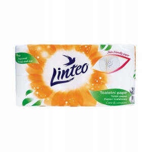 Papier toaletowy Linteo bezzapachowy 3-wart.8 szt.