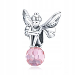 Charms zawieszka Wróżka Elf srebro Srebrna S925