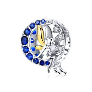 Charms zawieszka Wróżka Elf srebro Srebrna S925