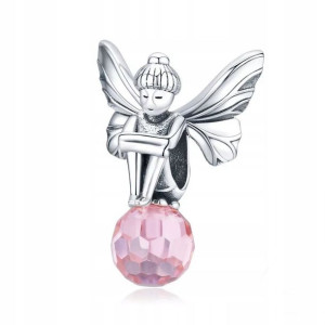 Charms zawieszka Wróżka Elf srebro Srebrna S925