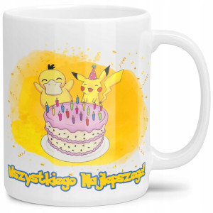 Kubek Na Urodziny Pikachu Wszystkiego Najlepszego