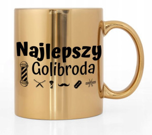 Kubek Złoty Błyszczący Dla Barbera Golibrody Wzory