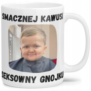 Kubek Hasbulla Smacznej Kawusi Śmieszny Prezent