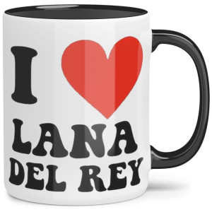 Kubek Czarne Wnętrze Dla Fana Lana Del Rey Love