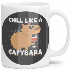 Kubek Na Prezent Kapibara Chill Like A Capybara