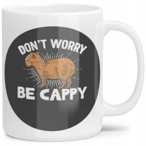 Kubek Na Prezent Kapibara Don't Worry Be Cappy