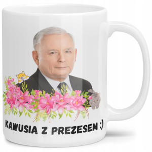 Kubek Pis Kaczyński Smacznej Kawusi Z Prezesem