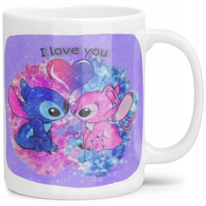 Kubek Na Prezent Walentynki Stich I Love You