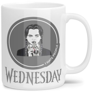 Kubek Dla Fana Wednesday I Hate People Wzory