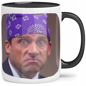 Kubek Czarne Wnętrze Dla Fana Michael Scott