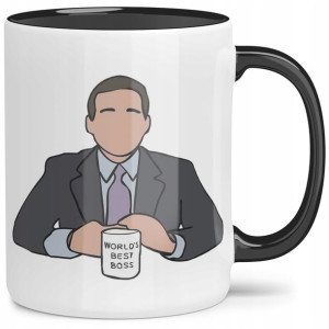 Kubek Czarne Wnętrze Dla Fana Serialu The Office