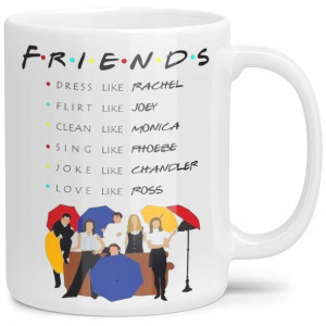 Kubek Fana Serialu Friends Dużo Wzorów