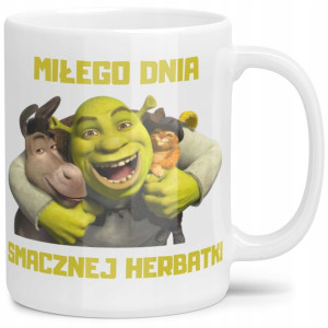 Kubek Preznet Smacznej Herbatki Shrek Dużo Wzorów