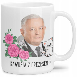 Kubek Kaczyński Pis Kawusia Z Prezesem Wzory