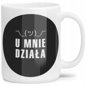 Kubek Na Prezent Dla Programisty U Mnie Działa