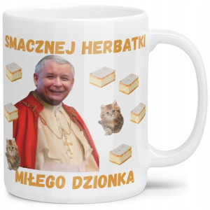 Kubek Z Kaczyńskim 2137 Smacznej Herbatki Pis